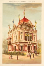 Pabellón de El Salvador, Exposición Universal 1889, París